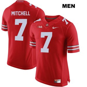 Men's NCAA Ohio State Buckeyes Teradja Mitchell #7 College Stitched Authentic Nike Red Football Jersey NQ20Q42SD